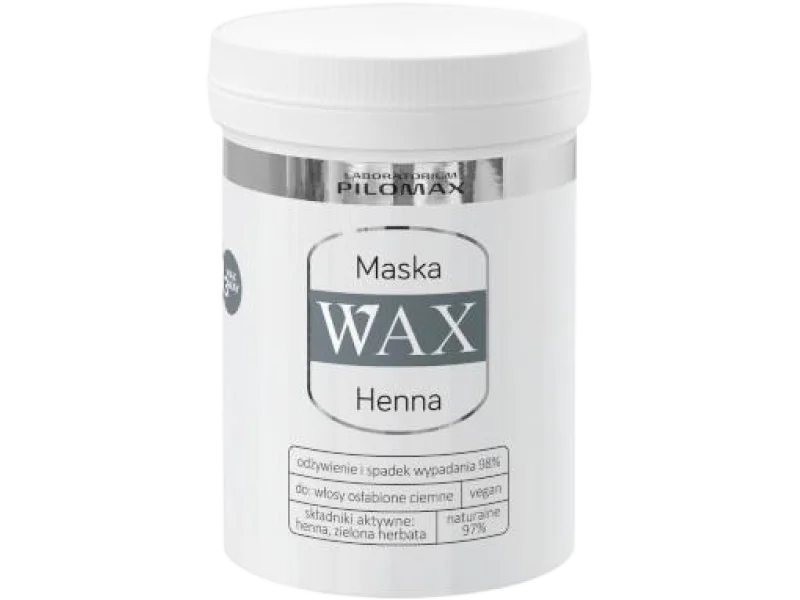 WAX ang Pilomax Maska Henna włosy ciemne – suche i zniszczone