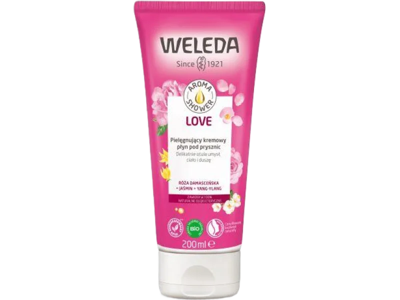 WELEDA Aroma Shower Love Kremowy płyn pod prysznic