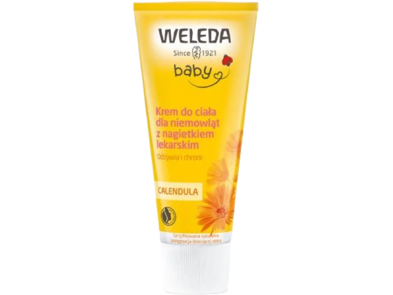 WELEDA Baby Calendula Krem do ciała dla niemowląt z nagietkiem lekarskim