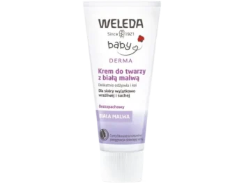 Zdjęcie produktu WELEDA Baby Krem do twarzy z białą malwą dla dzieci i dorosłych