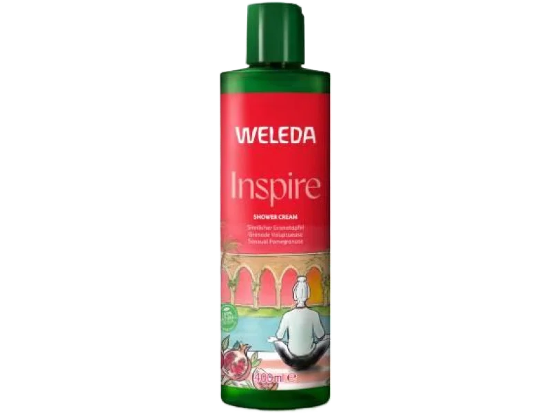 Weleda Inspire Kremowy płyn pod prysznic z granatem