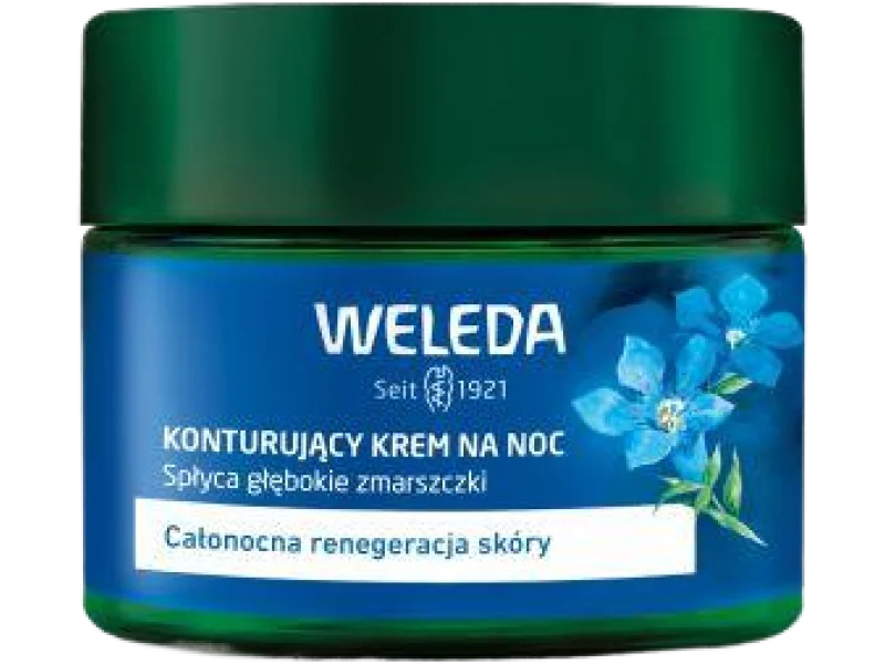 WELEDA Konturujący krem na noc z goryczką letnią i szarotką alpejską