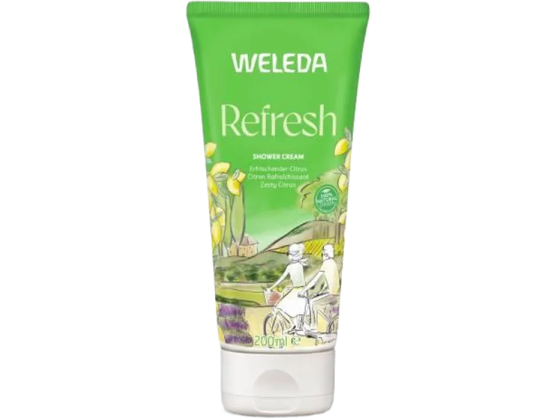 Weleda Refresh Kremowy płyn pod prysznic z cytrusami