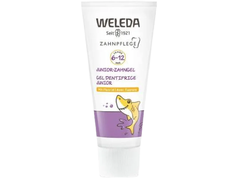 Weleda Żel do zębów z fluorem 6-12 lat, żel