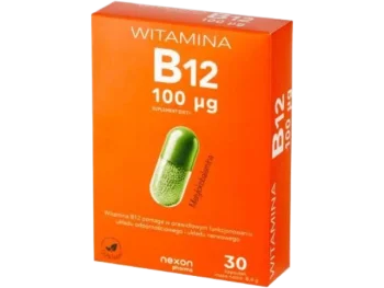 Zdjęcie produktu Witamina B12 100μg, kapsułki, 100 μg
