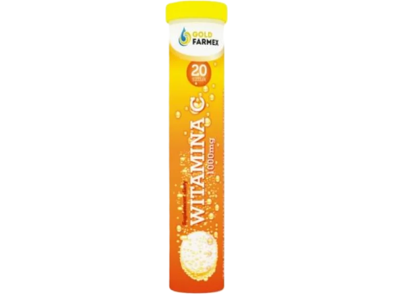 Witamina C 1000 mg Goldfarmex, tabletki musujące, 1000 mg
