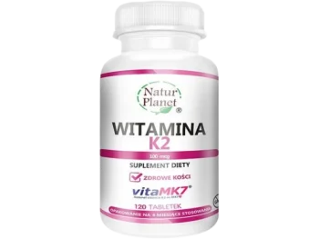 Zdjęcie produktu Witamina K2MK7 100mcg NaturPlanet, tabletki, 100 mcg