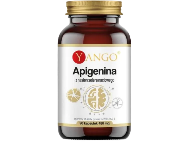 YANGO Apigenina z nasion selera naciowego, kapsułki, 3,12 mg