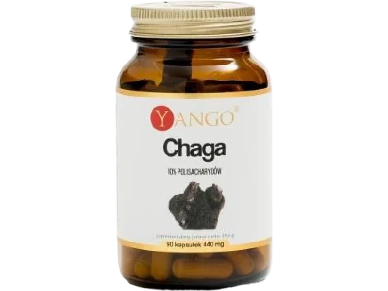 YANGO Chaga 10% polisacharydów, kapsułki