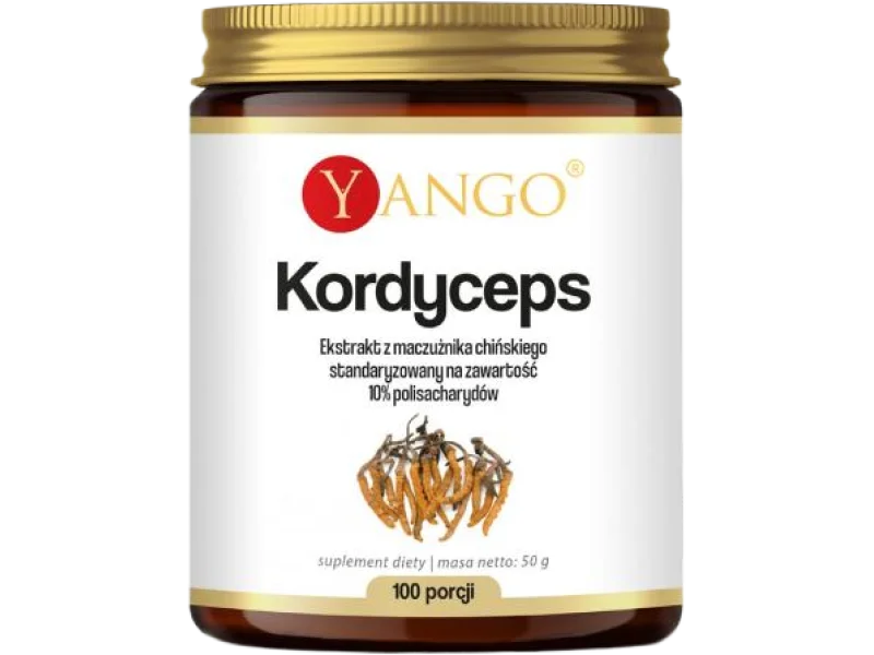 YANGO Kordyceps – ekstrakt 10% polisacharydów, proszek