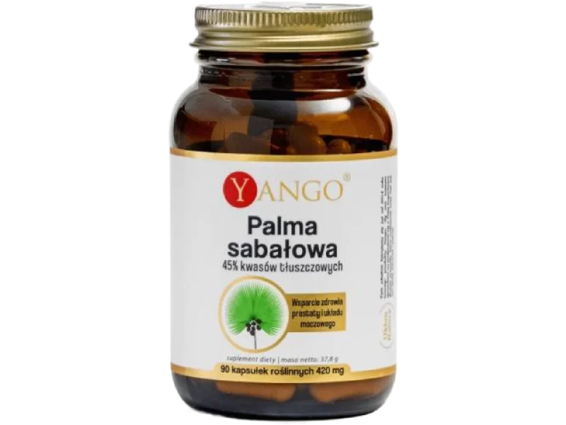 YANGO Palma sabałowa 45% kwasów tłuszczowych, kapsułki