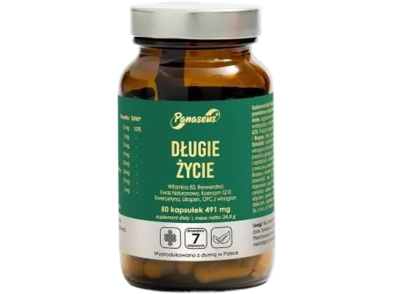 Yango Panaseus Długie życie, kapsułki