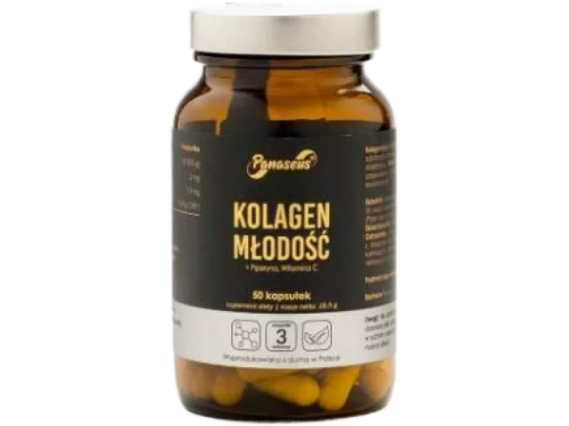 Yango Panaseus Kolagen Młodości, kapsułki, 50 mg