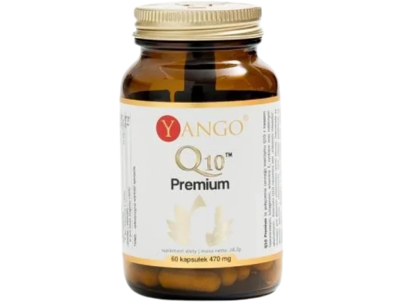 Yango Q10 Premium TM koenzym Q10, kolagen typu I i III, kapsułki