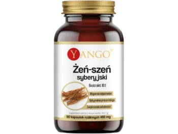 Zdjęcie produktu YANGO Żeń-szeń syberyjski ekstrakt 10:1, kapsułki, 400 mg
