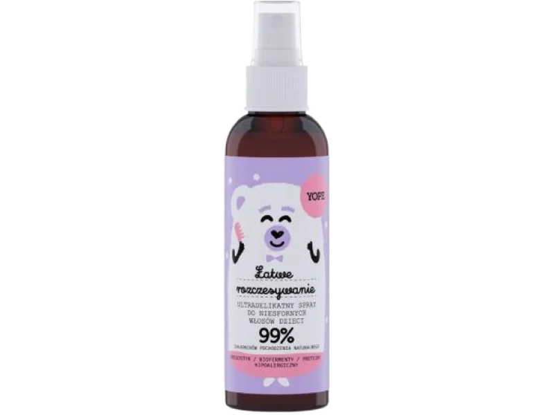 YOPE Ultradelikatny spray ułatwiający rozczesywanie włosów dzieci