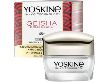 Zdjęcie produktu Yoskine Geisha Gold Secret Przeciwzmarszczkowa Regeneracja krem z nićmi jedwabiu 55+