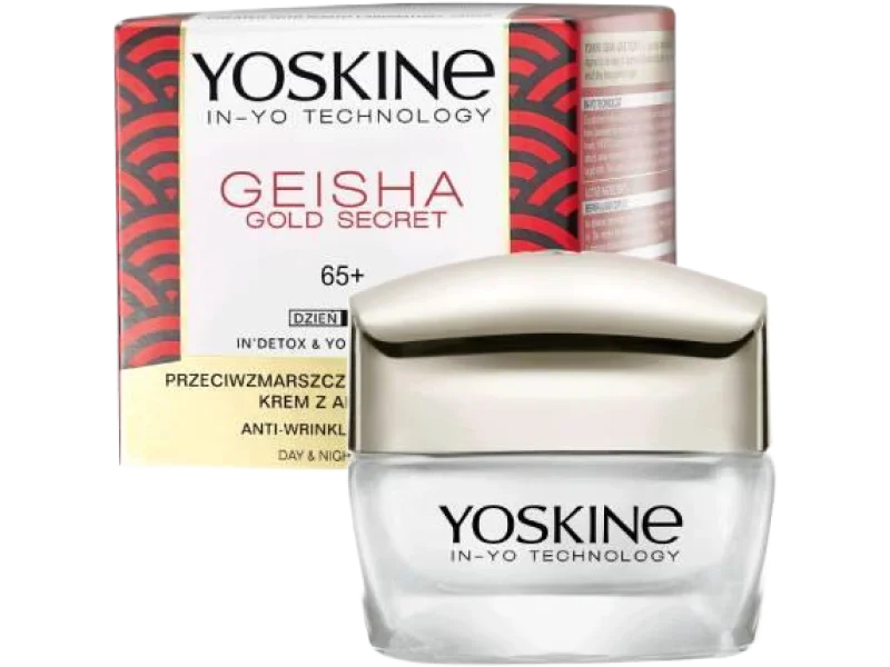 Yoskine Geisha Gold Secret Przeciwzmarszczkowe Ujędrnienie Krem z Algą Nori 65+