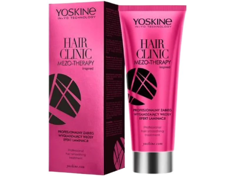 YOSKINE Hair Clinic Mezo-Therapy Profesjonalny zabieg wygładzający włosy – efekt laminacji, maska