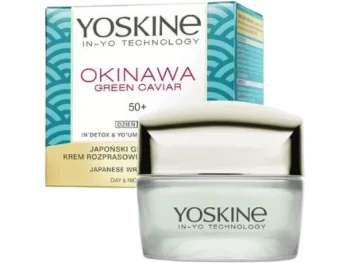 Zdjęcie produktu YOSKINE Okinawa Green Caviar 50+ Japoński glow-lifting Krem rozprasowujący zmarszczki na dzień i noc