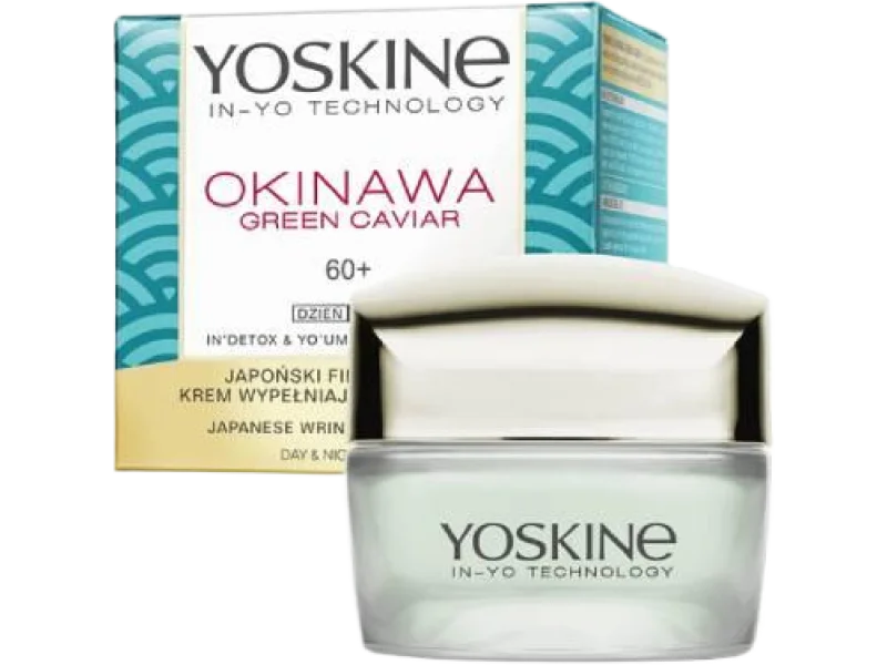 YOSKINE Okinawa Green Caviar 60+ Japoński filler-lifting Krem wypełniający zmarszczki na dzień i na noc