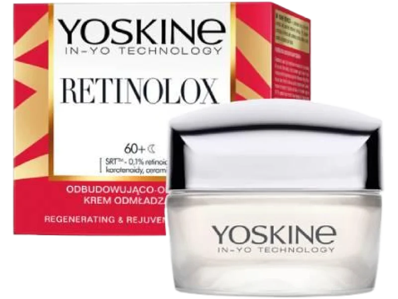 YOSKINE Retinolox 60+ Odbudowująco-odżywczy krem odmładzający na noc