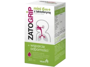 Zdjęcie produktu Zatogrip Mini 6m+ z Laktoferyną, płyn doustny