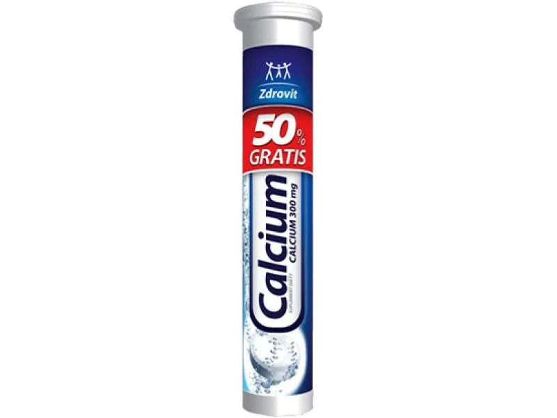 Zdrovit Calcium, tabletki musujące, 300 mg