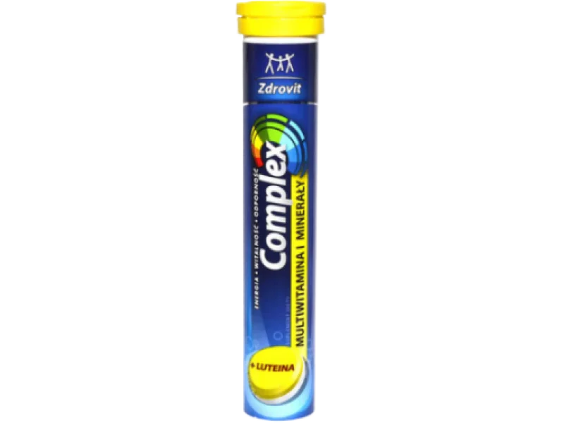 ZDROVIT COMPLEX Multivitamina i Minerały + luteina, tabletki musujące