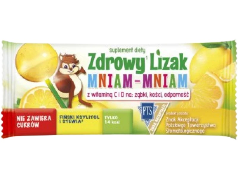 Zdrowy Lizak MNIAM-MNIAM cytryna