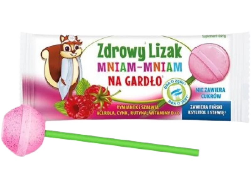 Zdrowy Lizak Mniam-Mniam na gardło