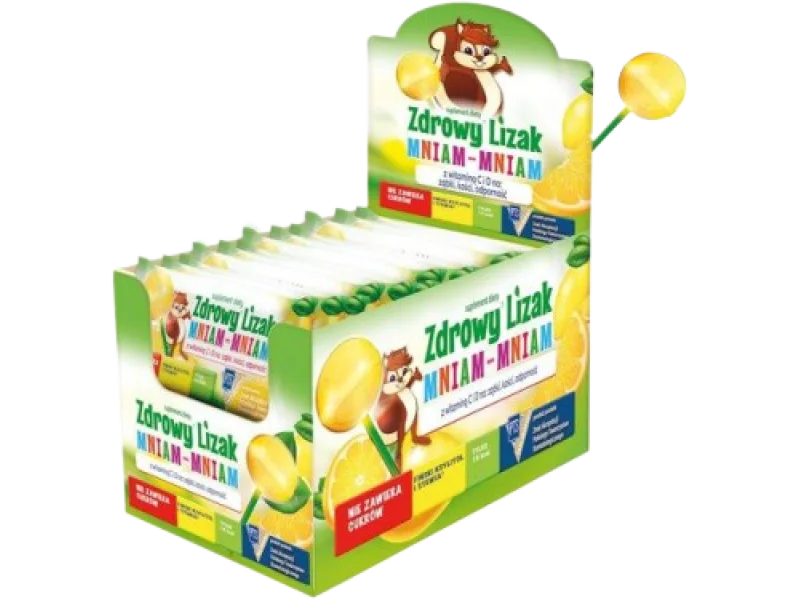 Zdrowy Lizak Mniam-Mniam na odporność cytryna