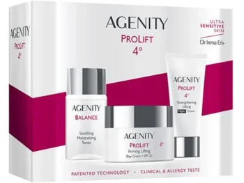 Zestaw Agenity Prolift Ujędrniający krem liftingujący na dzień SPF 20 + Wzmacniający krem liftingujący na noc + Łagodzący tonik nawilżający