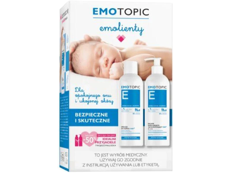 Zestaw Emotopic Med+ Emulsja do kąpieli + Balsam do ciała