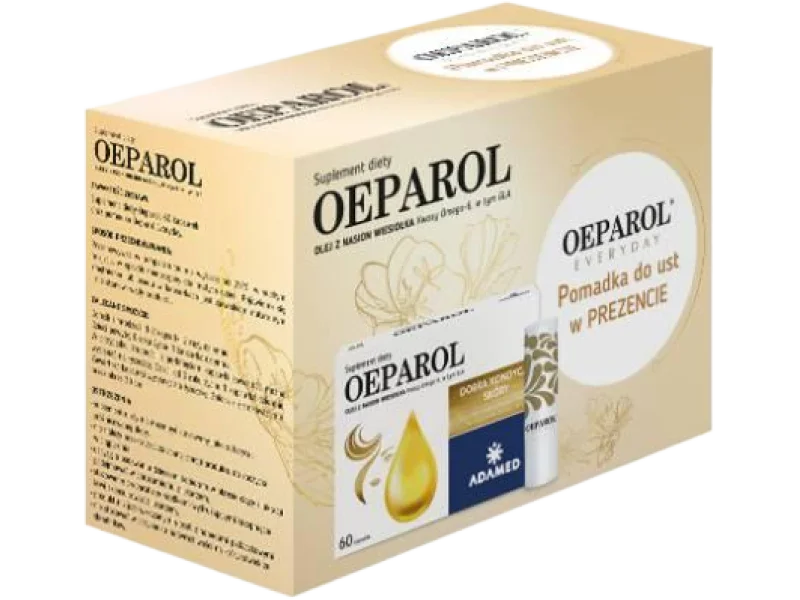 Zestaw OEPAROL + OEPAROL Everyday, kapsułki,pomadka, 510 mg