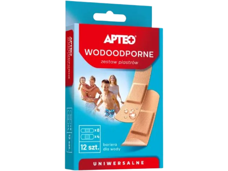 Zestaw plastrów wodoodpornych APTEO, plastry