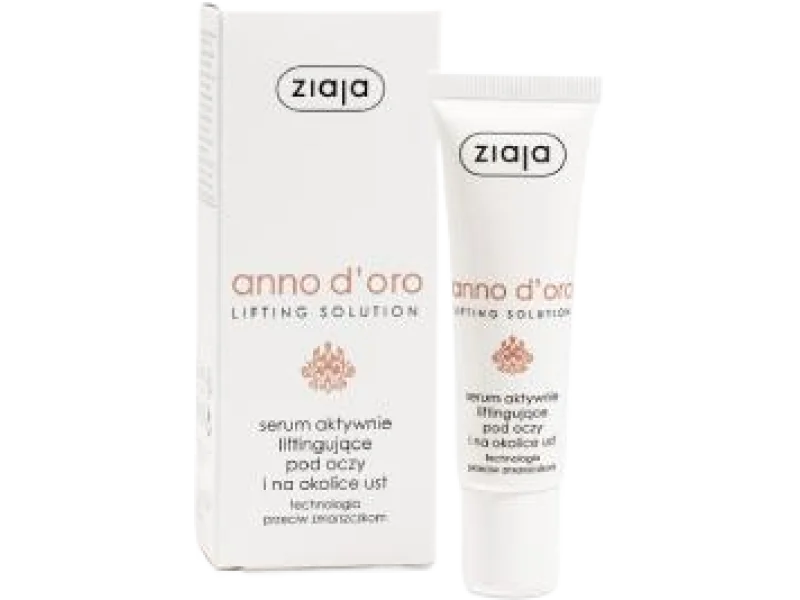 ZIAJA ANNO D’ORO Serum liftingujące pod oczy i na okolice ust