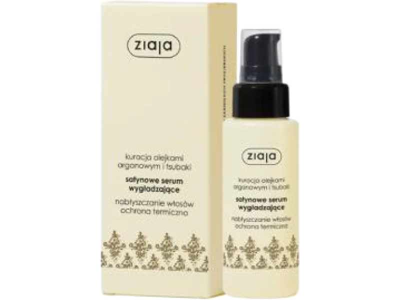 ZIAJA ARGAN Satynowe serum wygładzające do włosów