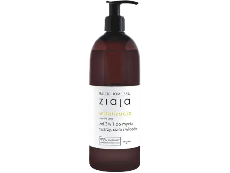 ZIAJA BALTIC HOME SPA WITALIZACJA Żel do mycia 3w1, żel