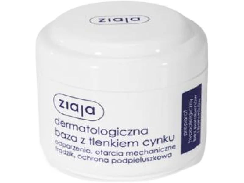 ZIAJA Dermatologiczna baza z tlenkiem cynku, krem