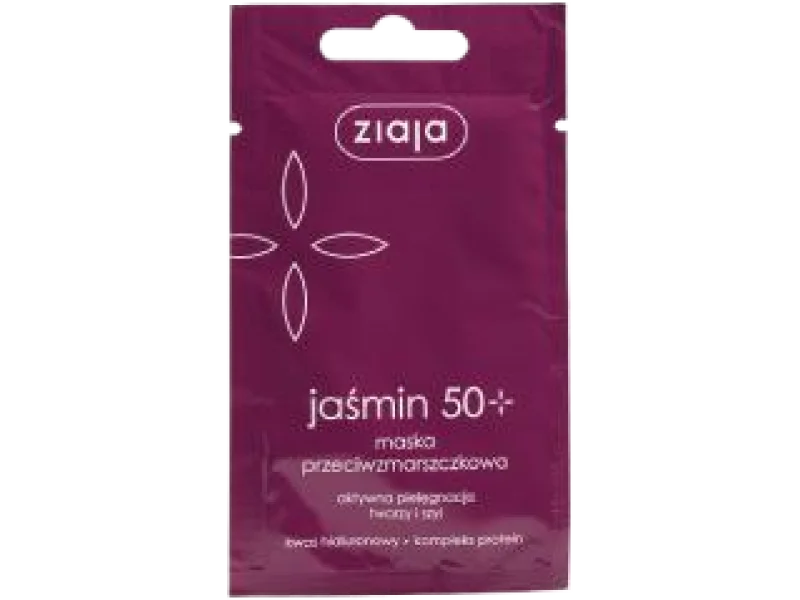 ZIAJA JAŚMIN Maseczka przeciwzmarszczkowa 50+, maska