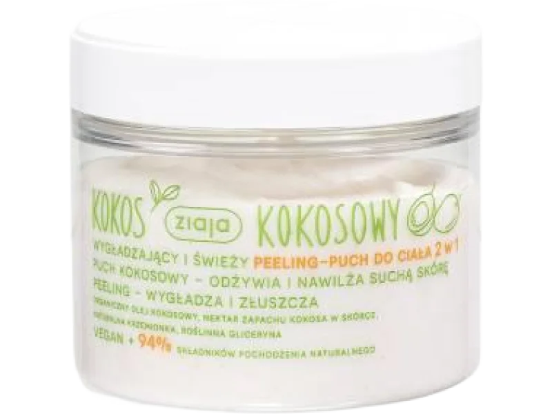 ZIAJA Kokos Peeling-puch do ciała 2w1