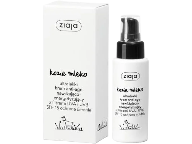 Ziaja Kozie Mleko Krem anti-age z filtrami UVA i UVB SPF15