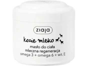 Zdjęcie produktu ZIAJA KOZIE MLEKO Masło do ciała regeneracja Omega 3 + Omega 6 + Witamina E
