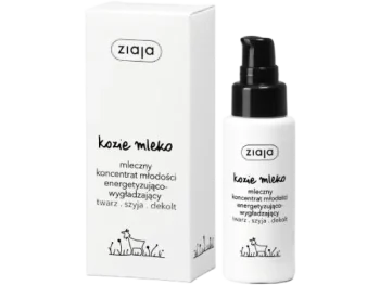 Zdjęcie produktu ZIAJA KOZIE MLEKO Mleczny Koncentrat Młodości energetyzująco-wygładzający, serum