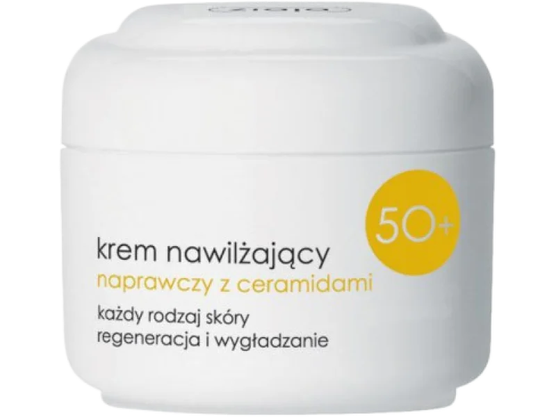 ZIAJA Krem nawilżający naprawczy z ceramidami 50+