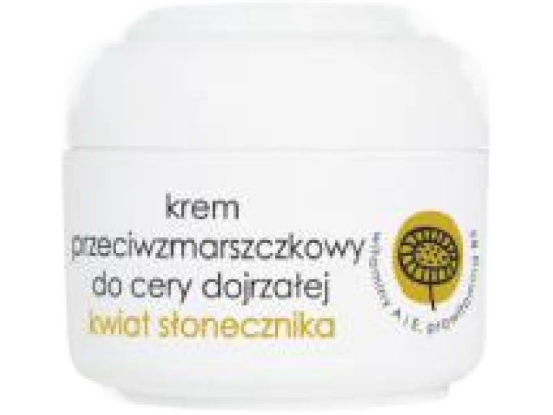 ZIAJA Krem przeciwzmarszczkowy z kwiatem słonecznika