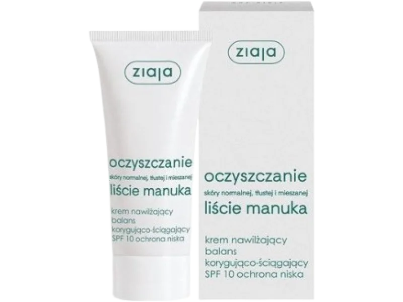 ZIAJA Manuka krem nawilżający balans korygująco-ściągający