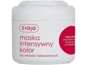 Zdjęcie produktu ZIAJA Maska do włosów Intensywny kolor Olej rycynowy