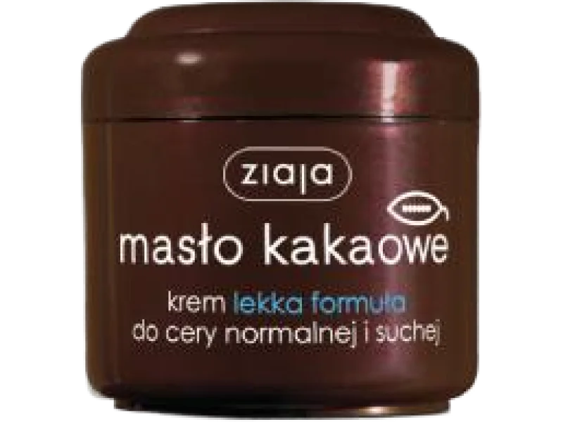 ZIAJA Masło Kakaowe Lekka Formuła do cery normalnej i suchej, krem